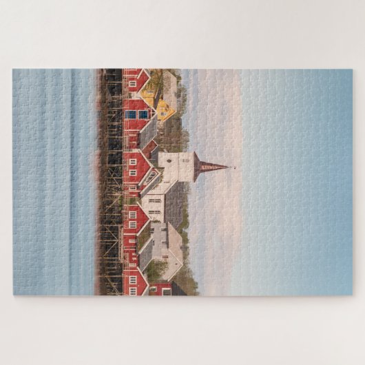 Reine Lofoten Noorwegen Legpuzzel (Horizontaal)