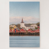 Reine Lofoten Noorwegen Legpuzzel (Verticaal)