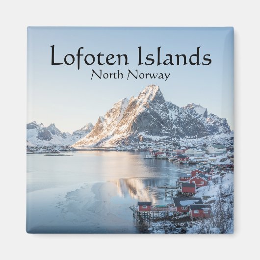 Reine Lofoten Noorwegen Magneet (Voorkant)