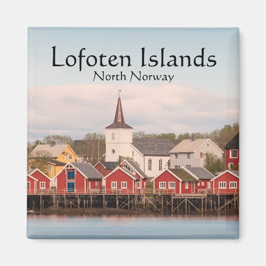 Reine Lofoten Noorwegen Magneet (Voorkant)