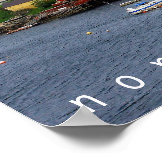 Reine, Noorwegen Poster (Hoek)