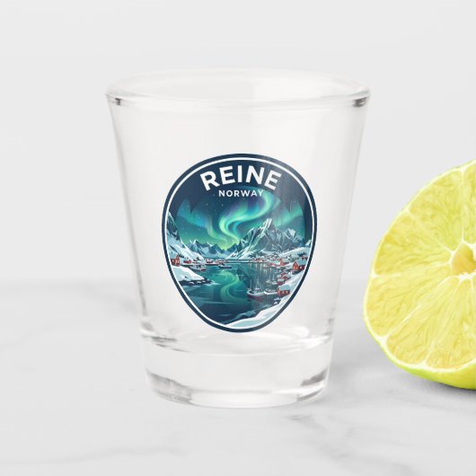 REINE Noorwegen Shot Glas (Voorkant)