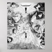 Reiner Braun Armored Titan Shingeki no Kyojin Poster (Voorkant)