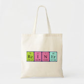 Reiner periodieke table name canvas tas (Voorkant)