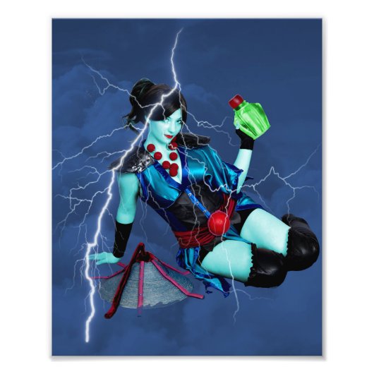 Reinessa Storm Cosplay Foto Afdruk (Voorkant)