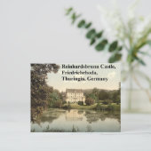 Reinhardsbrunn Castle, Friedrichrhoda, Thüringen Briefkaart (Staand voorkant)