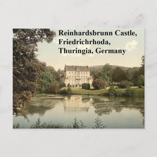 Reinhardsbrunn Castle, Friedrichrhoda, Thüringen Briefkaart (Voorkant)