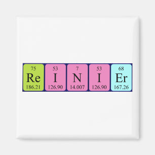 Reinier periodiek table name magnet