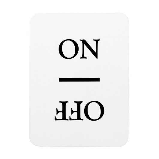 Reinig de was aan, uit de wasmachine, zwart wit wa magneet (Verticaal)