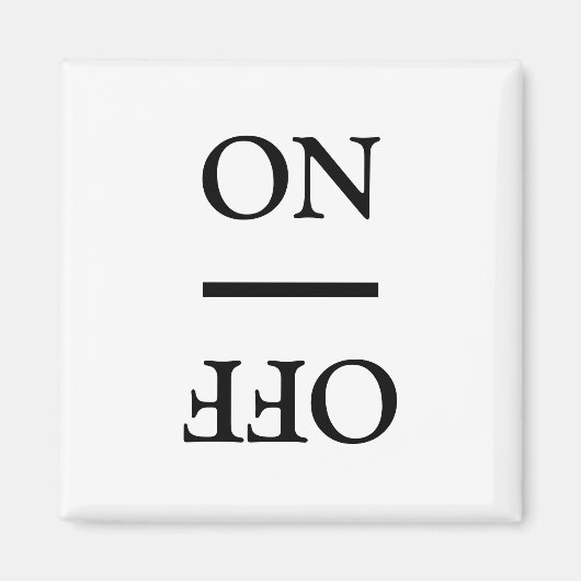 Reinig de was aan, uit de wasmachine, zwart wit wa magneet (Voorkant)