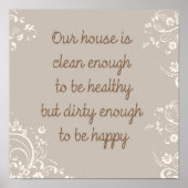 Reinig genoeg poster (Voorkant)