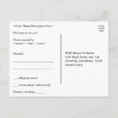 Reinig "r.s.v.p." Briefkaart (Achterkant)