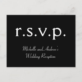 Reinig "r.s.v.p." Briefkaart