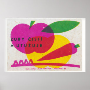 Reinig uw tanden - Matchbox Print - Esthetische Mu