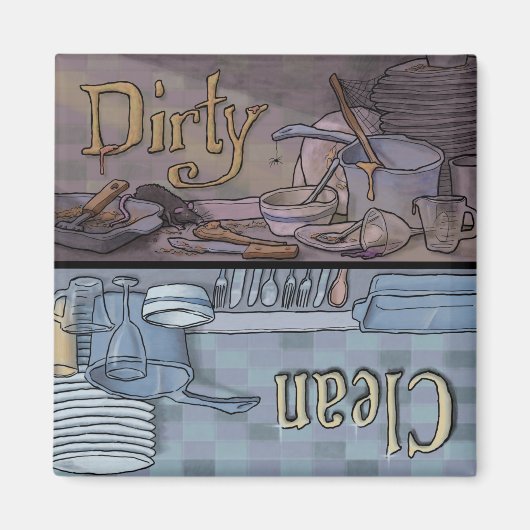 Reinig vuil magneet (Voorkant)