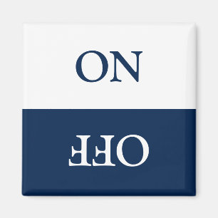 Reinig vuil, ON OFF Dishwasmachine Wasgoed Wit Magneet