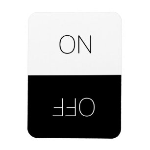 Reinig vuil, ON OFF Dishwasmachine Wasgoed zwart w Magneet