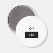 Reinig vuil, ON OFF Dishwasmachine Wasgoed zwart w Magneet (Voorkant / Achterkant)