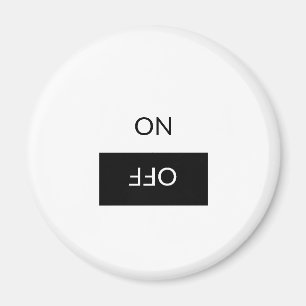 Reinig vuil, ON OFF Dishwasmachine Wasgoed zwart w Magneet