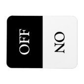 Reinig vuil, ON OFF Dishwasmachine Wasgoed zwart w Magneet (Horizontaal)
