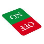 Reinig vuil, UIT, Dishwasmachine was groen rood Magneet (Rechterzijde)