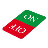 Reinig vuil, UIT, Dishwasmachine was groen rood Magneet (Linkerzijde)