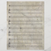 Reinigde oude lebbenblad muziektas (Achterkant)