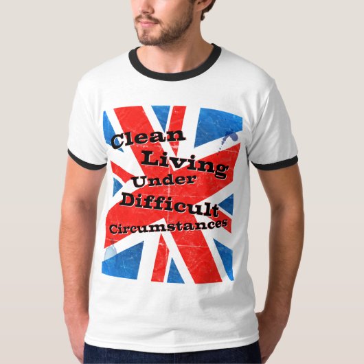 Reinigen onder moeilijke omstandigheden t-shirt (Voorkant)