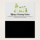 Reiniger | Tegels voor vloeibare reiniging Visitekaartje (Voorkant /achterkant)