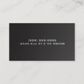 Reinigers, droog Visitekaartje (Achterkant)