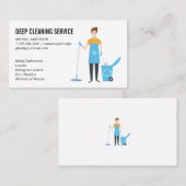 Reiniging en ontsmetting visitekaartje (Voorkant / Achterkant)