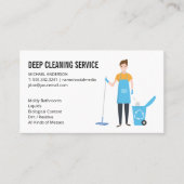 Reiniging en ontsmetting visitekaartje (Voorkant)