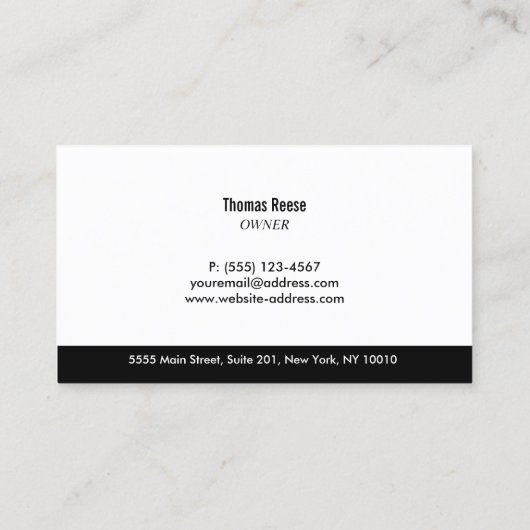 Reiniging en reparatie van gootstenen visitekaartje (Achterkant)