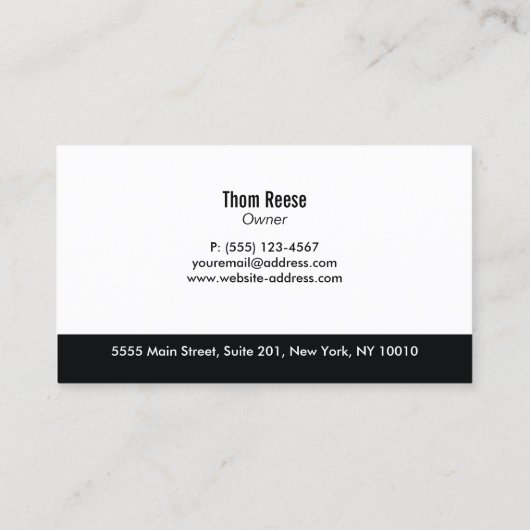 Reiniging en reparatie van gootstenen visitekaartje (Achterkant)