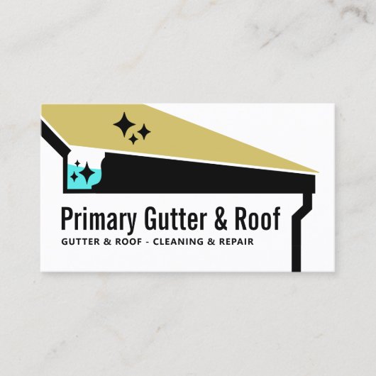 Reiniging en reparatie van gootstenen visitekaartje (Voorkant)