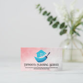 Reiniging | House Broom Logo Visitekaartje (Staand voorkant)