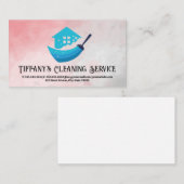 Reiniging | House Broom Logo Visitekaartje (Voorkant / Achterkant)