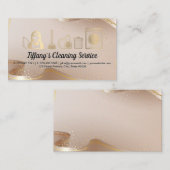 Reiniging | Maid | Icons voor reinigingsdiensten Visitekaartje (Voorkant / Achterkant)