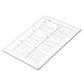 Reiniging Te doen lijst per kamer Notitieblok (Schuin)