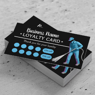 Reiniging van de hogedrukreiniger klantenkaartje