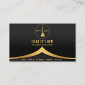 reiniging van dienstmeisjes in de vorm van goud en visitekaartje (Voorkant)