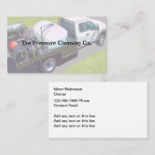 Reiniging van drukwassen visitekaartje (Voorkant / Achterkant)