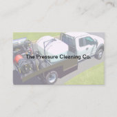 Reiniging van drukwassen visitekaartje (Voorkant)