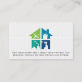 Reiniging van huizen | Badkamer Tegels Visitekaartje (Achterkant)