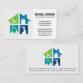 Reiniging van huizen | Badkamer Tegels Visitekaartje (Voorkant / Achterkant)