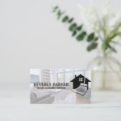 Reiniging van huizen | Interieur Woonkamer Visitekaartje (Staand voorkant)