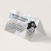 Reiniging van huizen | Interieur Woonkamer Visitekaartje (Voorkant)