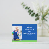 reiniging van visitekaartje (Staand voorkant)