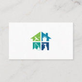 Reiniging van woningen | Meisjes Visitekaartje (Achterkant)