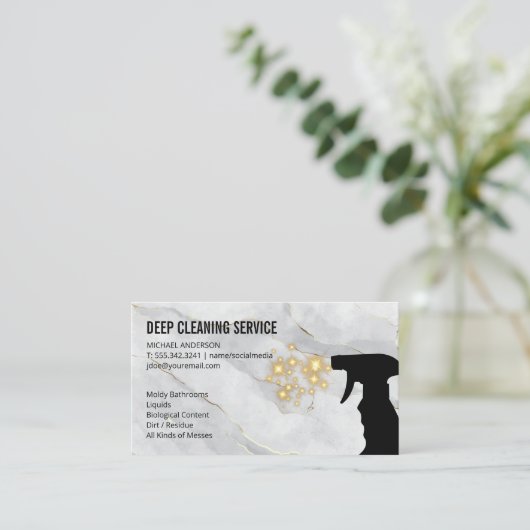 Reinigings Spray | Glinsters Visitekaartje (Staand voorkant)